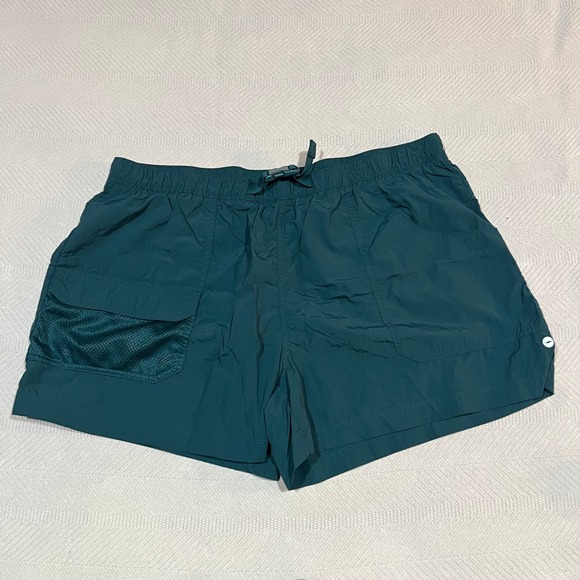 Avia Pants - Avia Teal Rain Belted Hike Short XL 16-18 Moisture Wicking Pockets Nylon